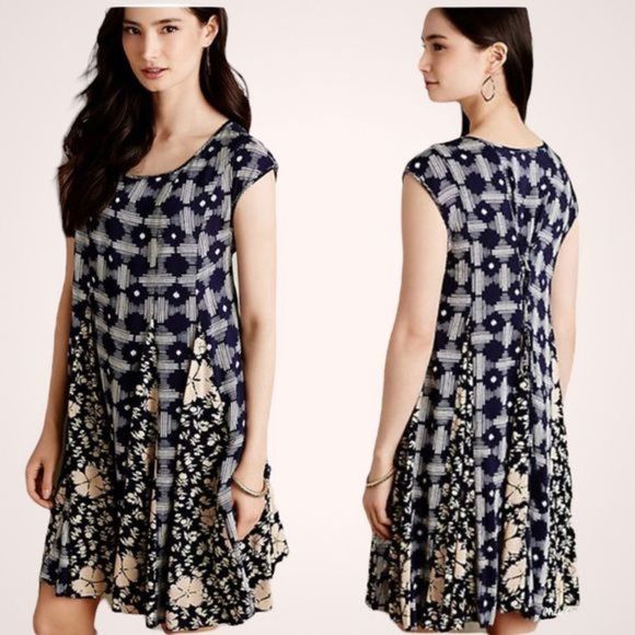 Anthropologie Maeve Indiga Swing Dress